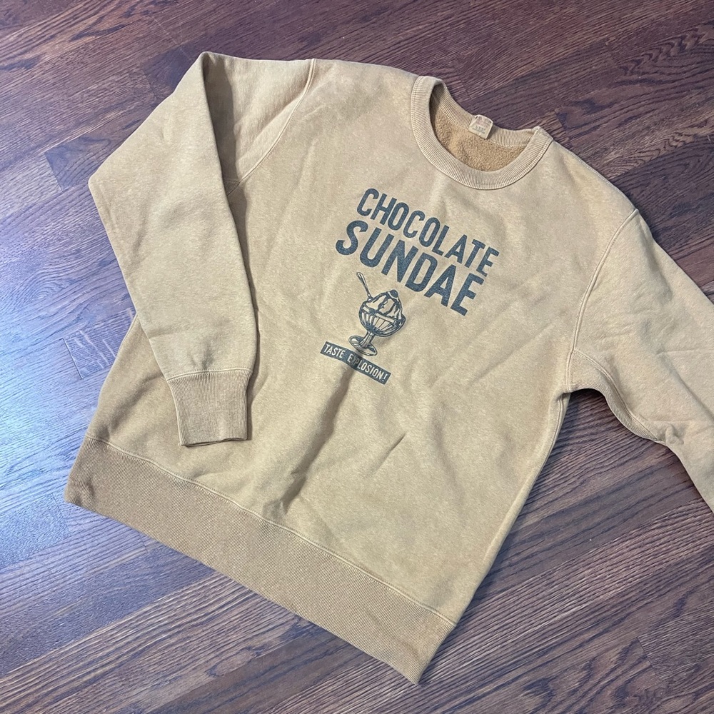 UES Chocolate Sundae Sweatshirt Mustard